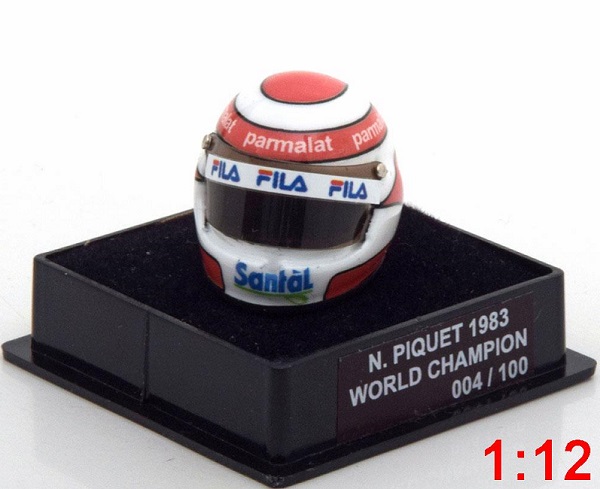 Модель 1:12 Brabham Helm Weltmeister World Champions Collection (N.Piquet) (L.E.100pcs)